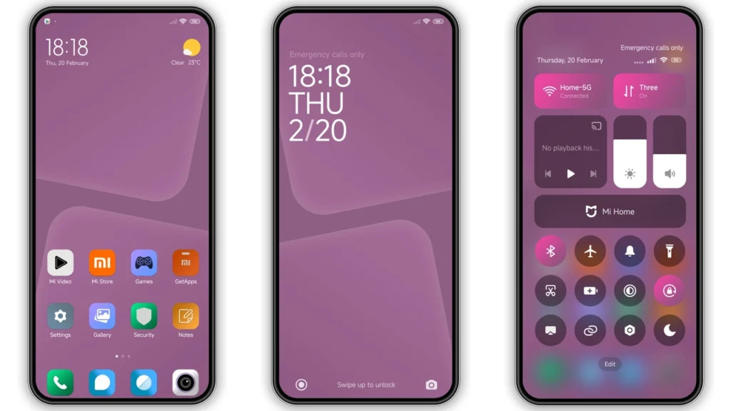 Pink Cubes HyperOS Theme