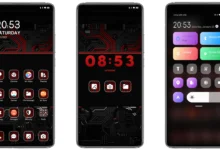 Techno Red MIUI Theme