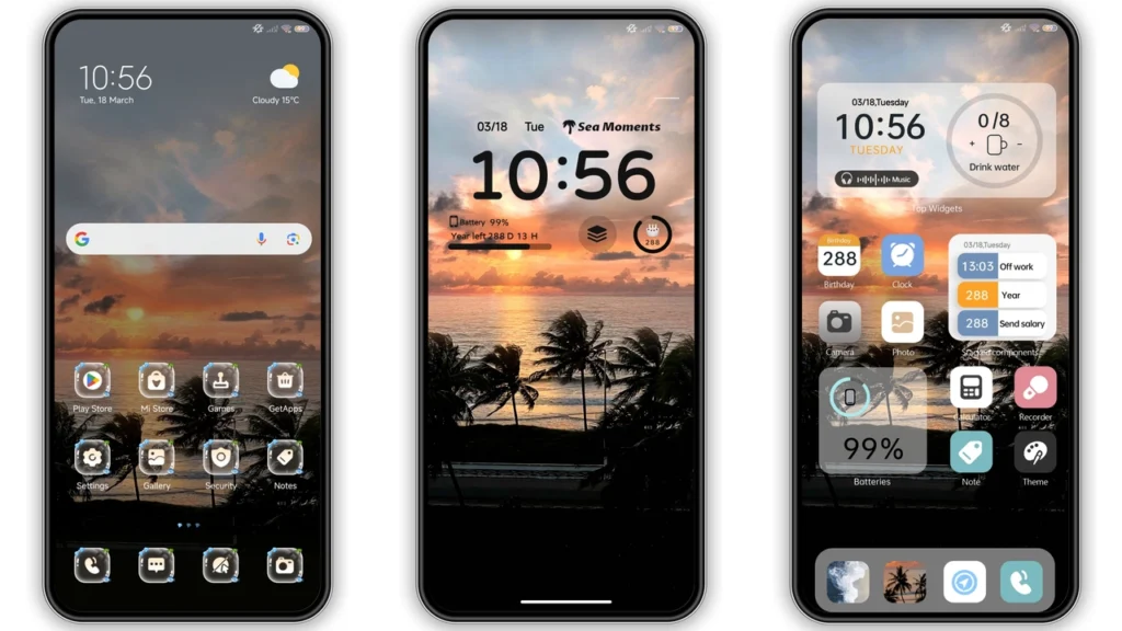 INS Sunset Breeze HyperOS Theme