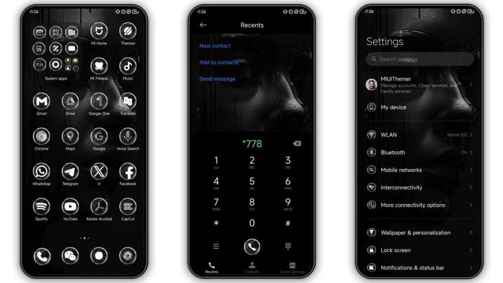 Jiyan BlackV2 HyperOS Theme