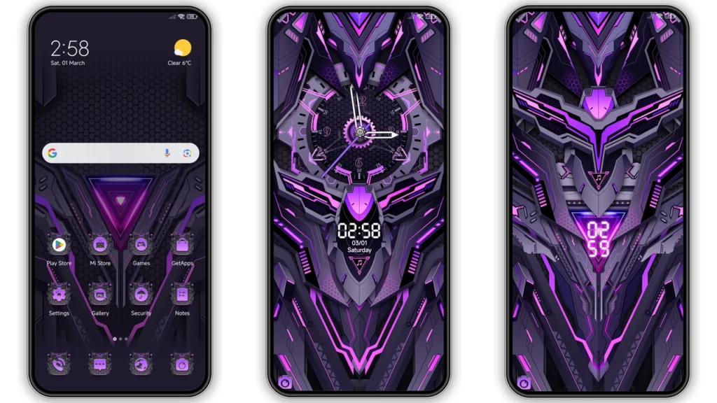 Mecha sound dial HyperOS Theme